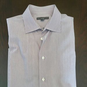 John Varvatos lavender pin striped dress shirt